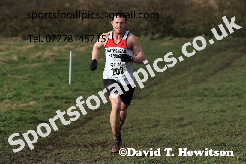 Mens 35 to 64, 2024 NEMAA Cross Country Champs., Wallsend. Photo: David T. Hewitson/Sports for All Pics